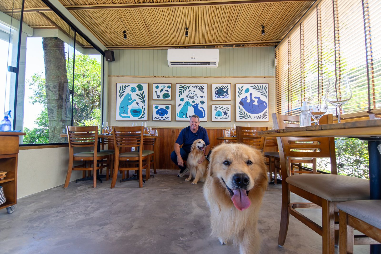 Espaço Pet Friendly do Rosso